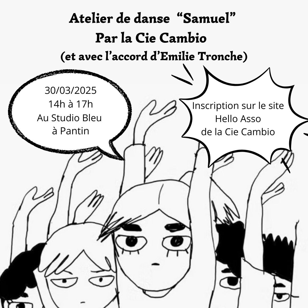 Atelier de danse sur la série animée “Samuel” d’Emilie Tronche(1)
